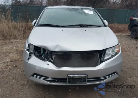 2014 Honda Odyssey Ex-L from USA, damaged, VIN 5FNRL5H61EB043145